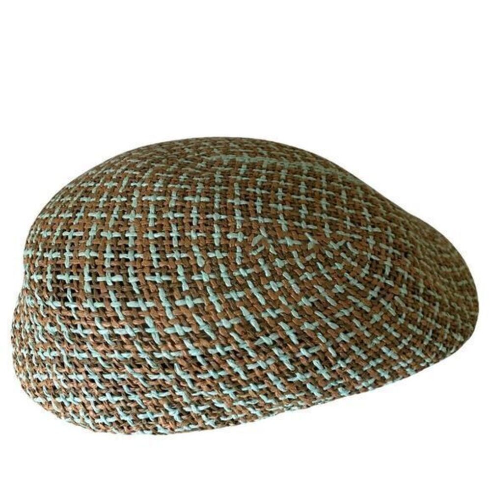 Bailey Of Hollywood Newsboy Cap - 0SFM green tan,paper , EUC